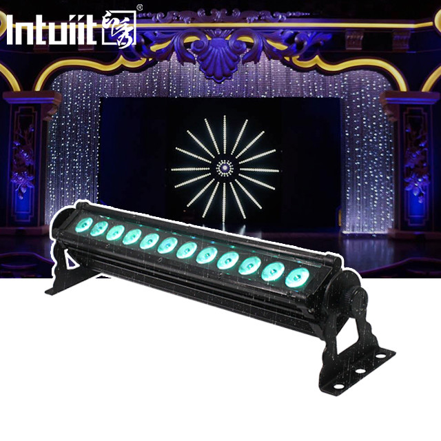 DMX 512 屋外 防水 都市 彩色の建物 ホテル 12X3W LED 壁洗濯機 ライト