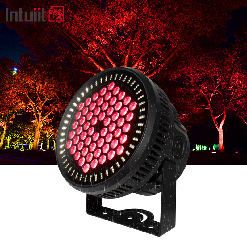 60*12W RGBW 4 in 1 IP65 防水 屋外 DMX 512 LED パールライト ディスコステージ 結婚式パーティー DJ