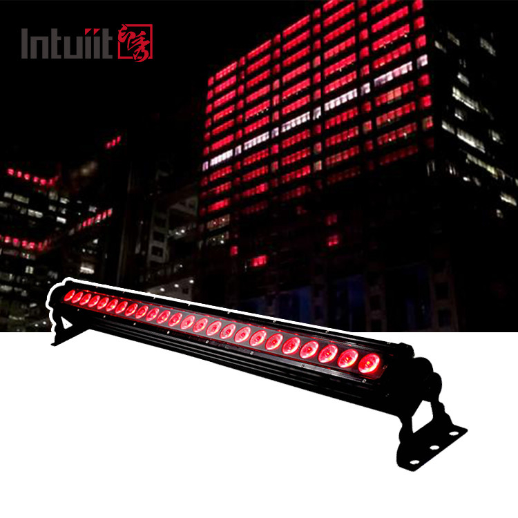 外部IP65 24pcs LEDステージライト DMX RDM LEDウォールウォッシュライト 24 Eyes RGB LEDバーライト