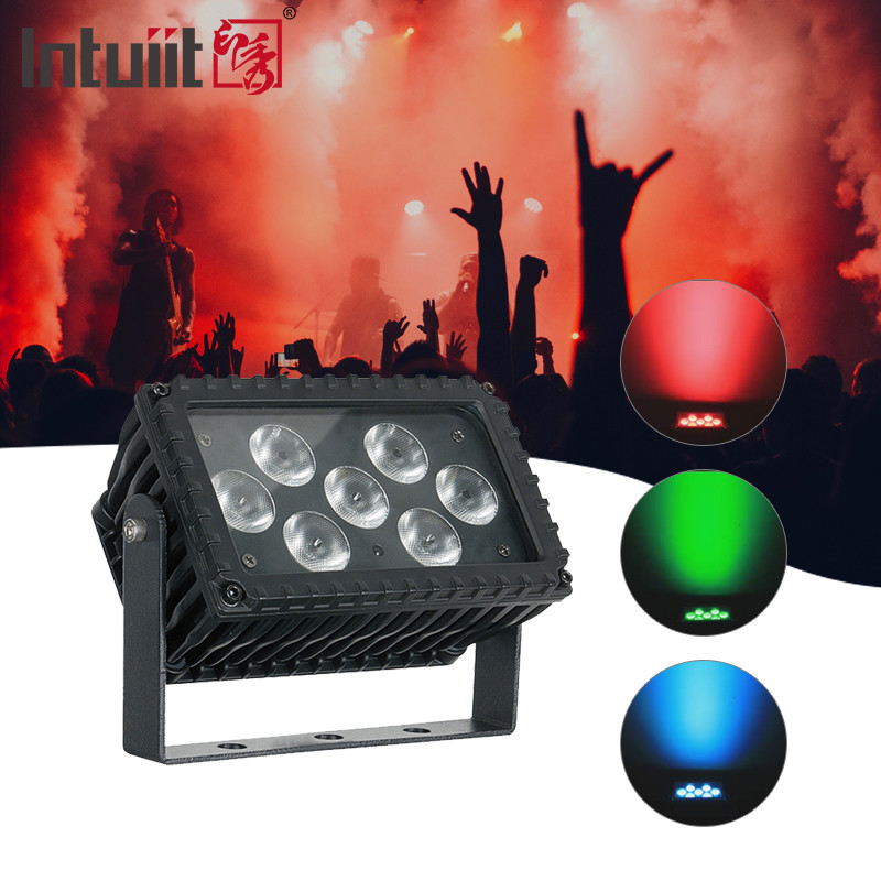 7x3W LED 屋外IP66 鋳造型アルミ建築投影 洪水照明 玄関灯