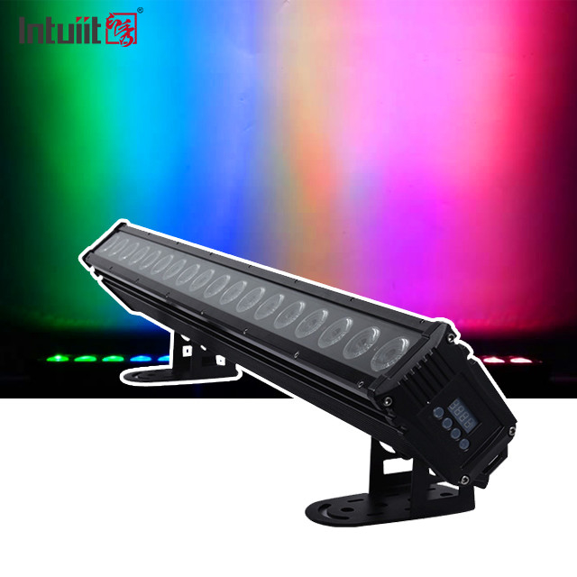 18x8W LED ウォールウォッシュライト 18pcs 4 In 1 防水 DMX コントロール ウォールウォッシュライト DJ ディスコパーティバー
