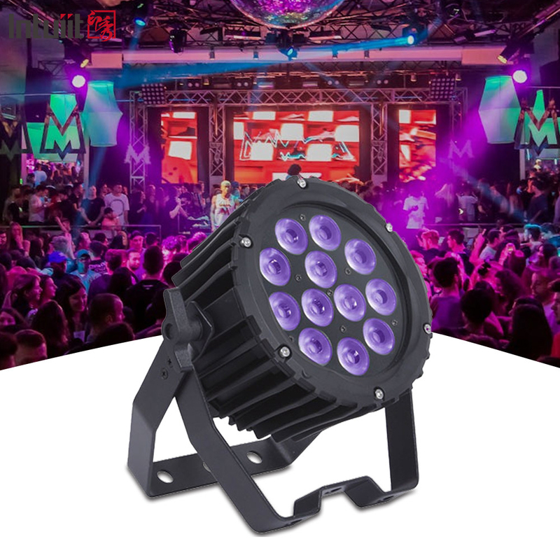 プロ 12pcs 4in1 12x3W LED アウトドアパール ライト ステージ照明 RGBW アルミ合金 DJ ウォッシュパール ナイトクラブライト