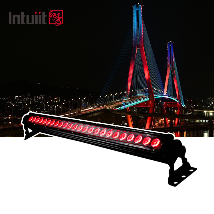 24pcs Led Wall Wash 20X9W 屋外照明バー 3in1 Dmxライト付き