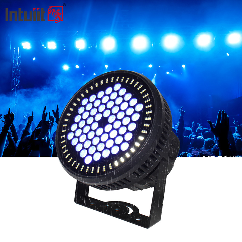高功率 RGBW LED 60parライト DMX512 60x12W ディスコビームパーティライト ステージライト 天井バー