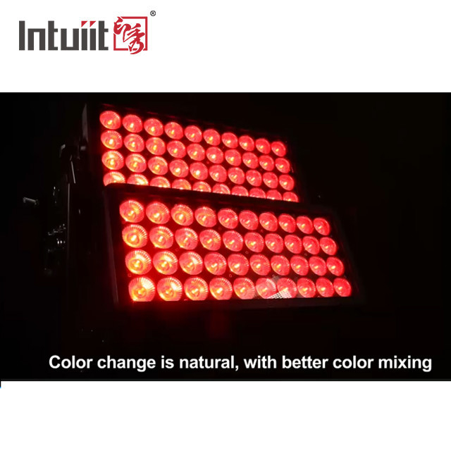 ステージ照明 Dmx LED ウォールウォッシャーライト 400W 800W 1500W IP65 屋外都市色 RGBW ストローブ