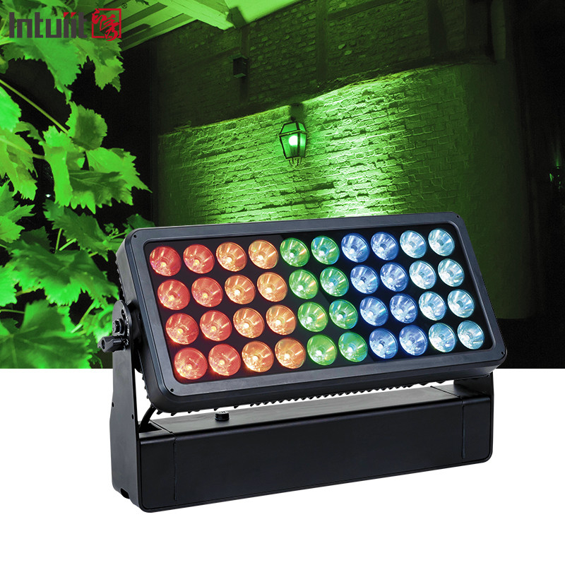 40x10W RGBW 4 in 1 LED投光灯 IP65 防水ステージライト DMX512 コントロール DJ ディスコ設備 屋外パフォーマンス