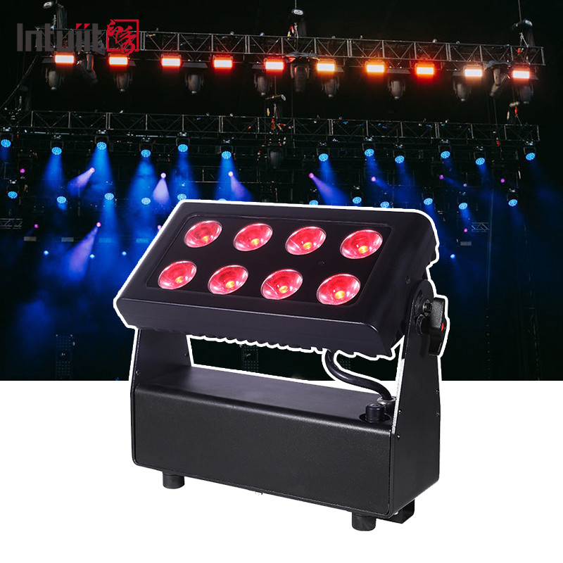 8x15w RGBW DMX512 IP65 防水 DJ 結婚式 ステージ 都市 カラー ウォール ウォール ウォール ウォール ウォール ウォール