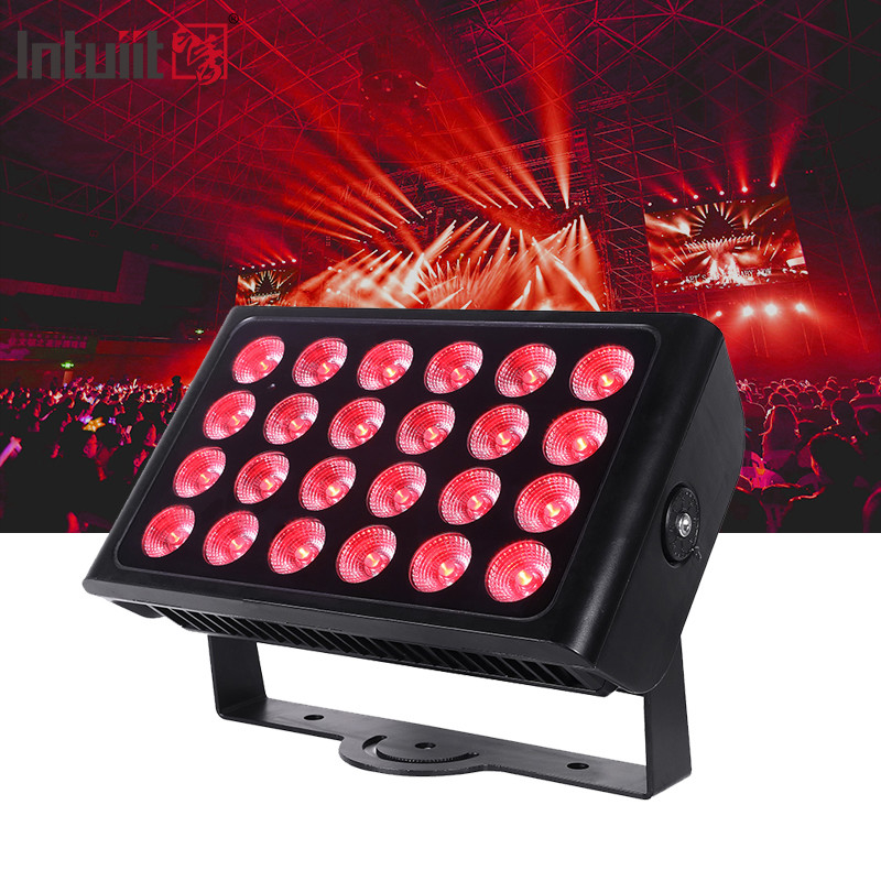 24PCS 10w 防水 LED ウォール 洗濯機 ライト 高性能 LED 洪水 ライト RGBW LED 都市 カラー ライト