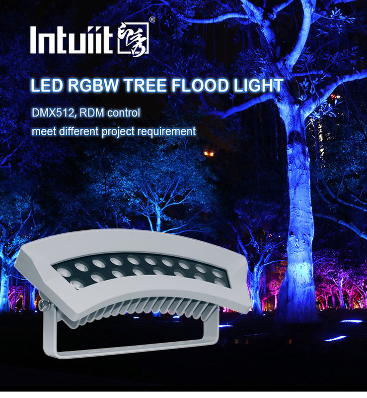 IP65 格付けの屋外照明 36W RGBW LED 1100 ルメン 多様なビームライトとスポットアングル