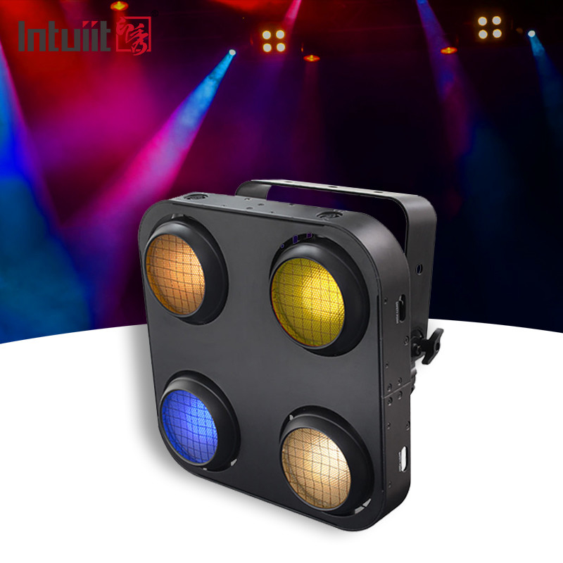 屋外防水 DMX コブブラインド 4X90W オーディエンスブラインドライト LEDステージウェディングライト