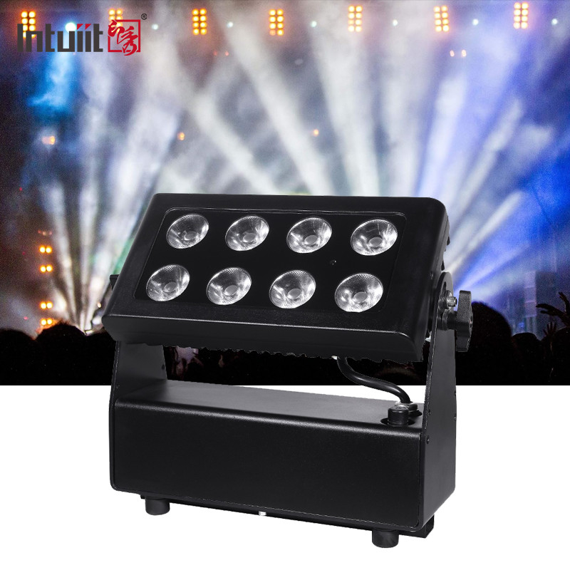 LED バッテリー パール 8X15W LED パールライト RGBW 4in1 8pcs 15W バッテリー パールライト DMX512ステージライト