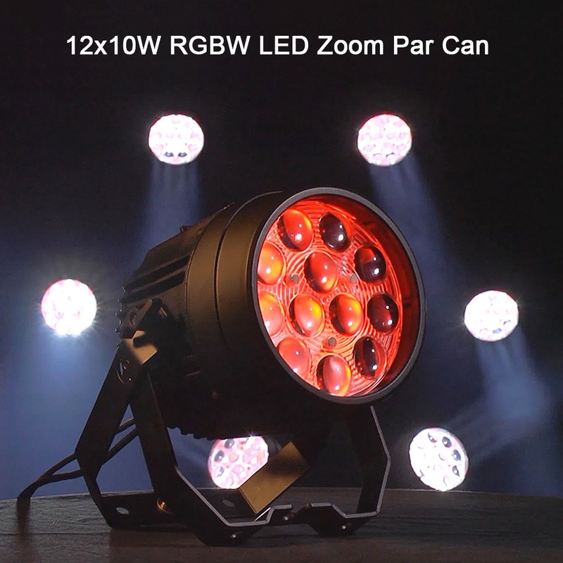 12x10W RGBW 4in1 LED パールライト パフォーマンスと照明効果のためのステージライト
