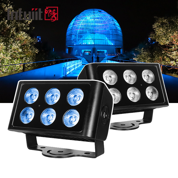 6x5W 4in1 RGBW LED DMX ウォールウォッシュライト IP65 屋外 LED 都市カラーライト ステージ パフォーマンス DJ パーティ ライト