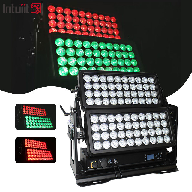 400W 800W 1500W IP65 屋外 防水 都市色 RGBW ストローブ ステージ照明 Dmx LED ウォール 洗濯機 ライト