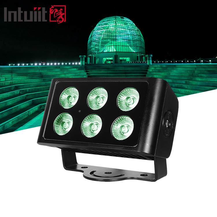 IP65 DMX 40w RGBW アウトドアLED 洪水ライト ミニシティ カラー LED ウォッシュ ステージライト 景観用