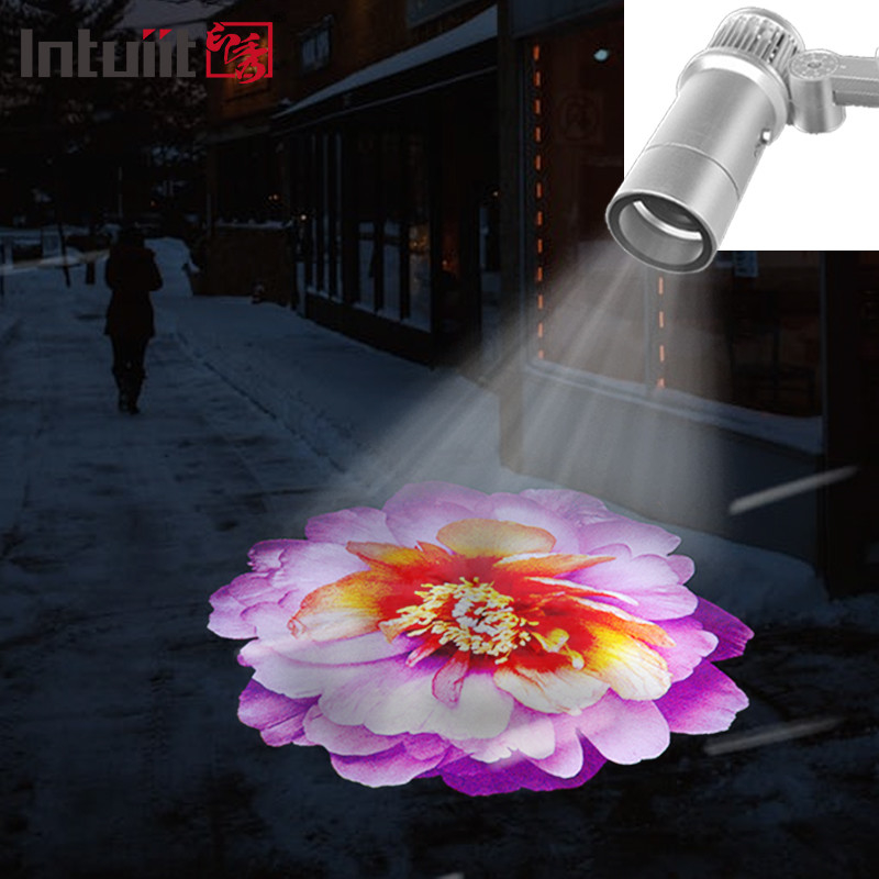 60ワットのカスタムロゴGOBOプロジェクター 屋外LEDGOBOプロジェクターランプ IP65 防水 ビジネス用 店面広告 結婚式