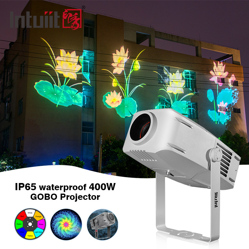 400wゴボプロジェクターIP65 明るみ広告 LED 屋外 クリスマスロゴ ゴボ広告ライト