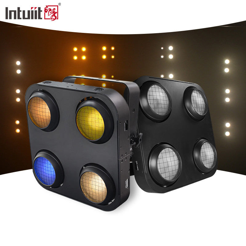 4X90W 4 アイ・LED コブ・ブラインドライト アンバー ホットホワイト 2In1 Ip65 防水 LEDステージライト