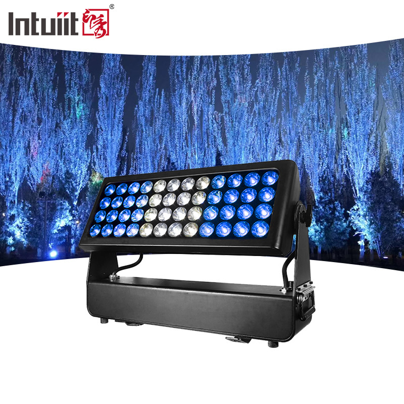 高明るさ IP65 1500W RGBW 4IN1 LED DMX LED洗濯灯 屋外 LED 都市色 建築 ライト LED 洪水灯