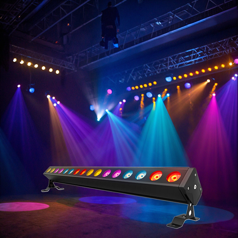 屋外防水IP65壁洗浄器 LEDライト 16*5W DMX512 RGBW アルミハウジングステージ照明