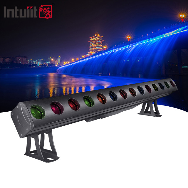 LED ピクセルバーライト 14x15W RGBW 屋外クラブビルデコ IP65 ウォールウォッシャー
