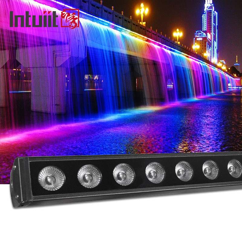 DMX RGBW 変色 16x5w ウォッシュバーライト Ip65 LED ウォールウォッシャー 屋外