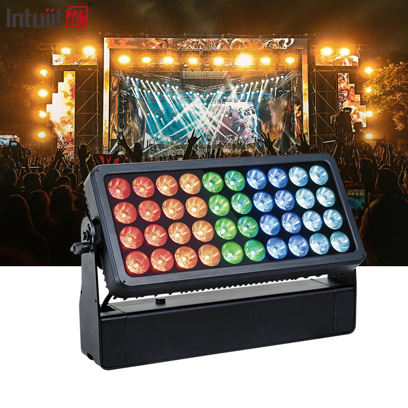 IP65 防水 屋外 40X10W Rgbw 4in1 LED 都市色 LED ウォールウォッシュライト
