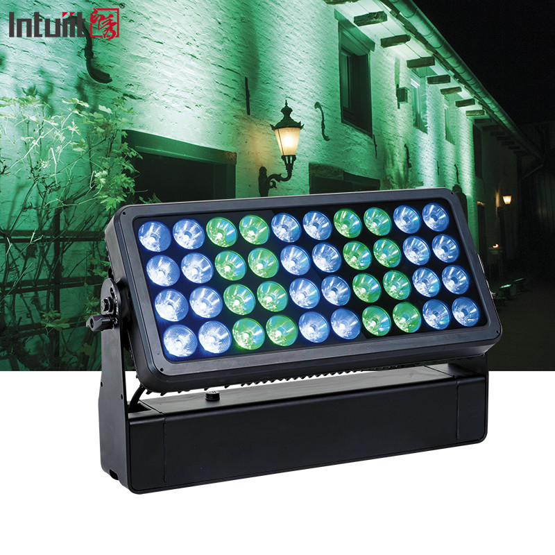 IP65 防水 屋外 40X10W Rgbw 4in1 LED 都市色 LED ウォールウォッシュライト