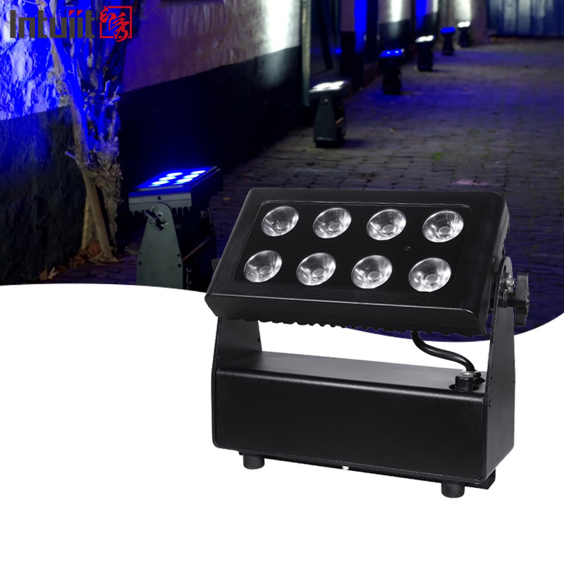 DMX512 8x10w RGBW 4in1 IP65 防水 DJ 結婚式 ステージ シティ ウォール ウォール ウォール ウォール ウォール ウォール ウォール