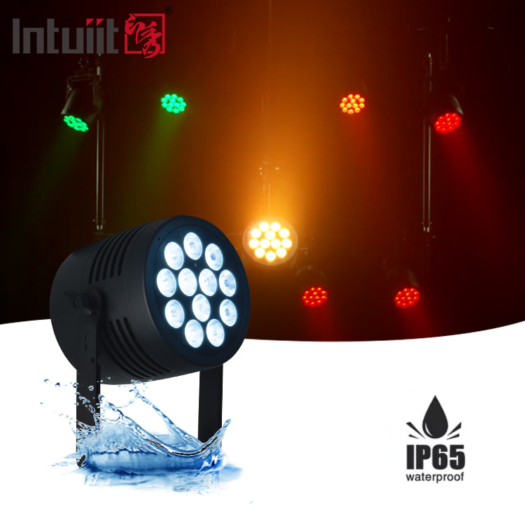 防水 12x20w RGBWA UV 6IN1 LED パールライト 屋外 IP65 DMX512 パール 缶ライト ステージ パール