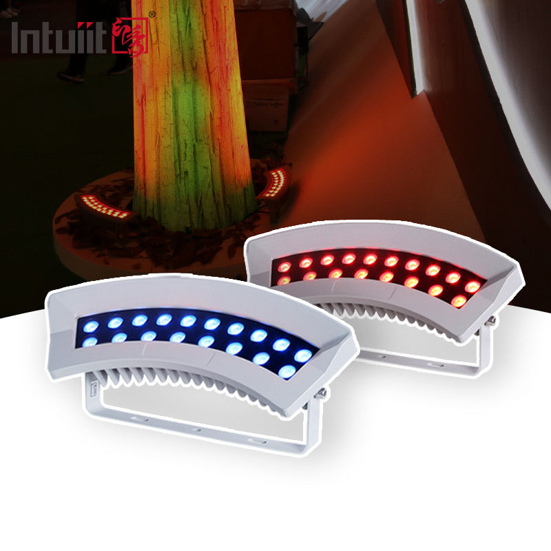 LED ツリー ハグ ランプ 屋外 dmx512 36W RGBW 色とりどりのガーデンスポットライト 景観照明 IP65 アルミニウム LED ハグ ツリー ライト