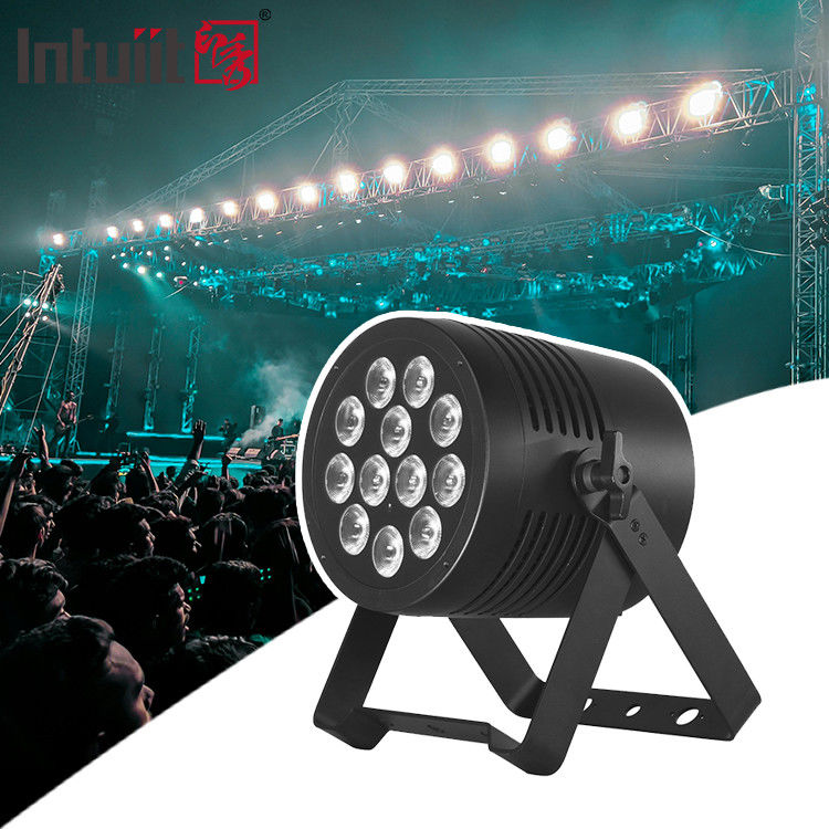 屋外LEDステージライト DMX 12pcs*20W 6 in 1 RGBWA UV防水パールライト 結婚式/ステージ/ディスコ/コンサートライト