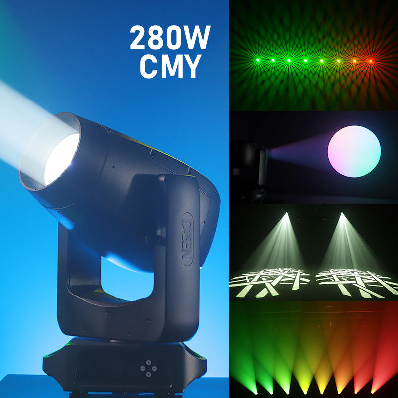 コンサート教会 280w LED BSW ビームスポットウォッシュ CMY IP66 屋外移動ヘッド 演劇イベント ステージ ビーム コンサート用ライト