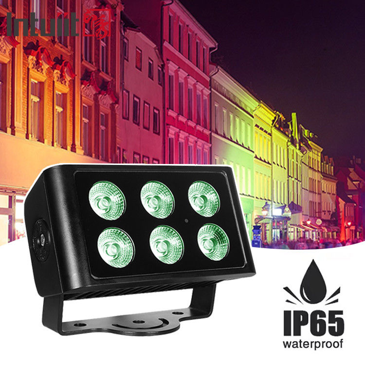 防水 IP65 屋外 Dmx 6X5W Rgbw LED洗浄 洪水 都市 カラー LED ウォール 洗浄機