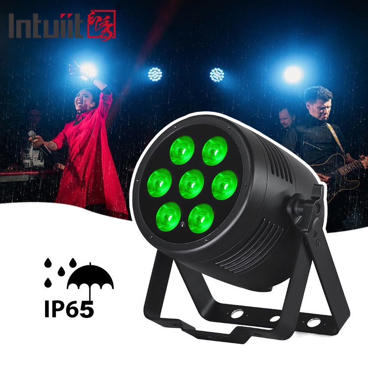IP65 LED防水パールライト 7x20w Rgbwa-uv 6in1 屋外 Led Par Can Light