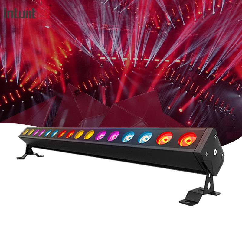 プロフェッショナルステージエフェクトライト 1メートル長さ DMX 16x5W RGBW 6in1 ウォールウォッシャー LED ピクセルバー