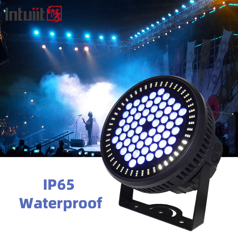 60x12W RGBW 4in1 LEDパーライト DJステージ ウェディングパーティー DJディスコ LEDウォッシュ