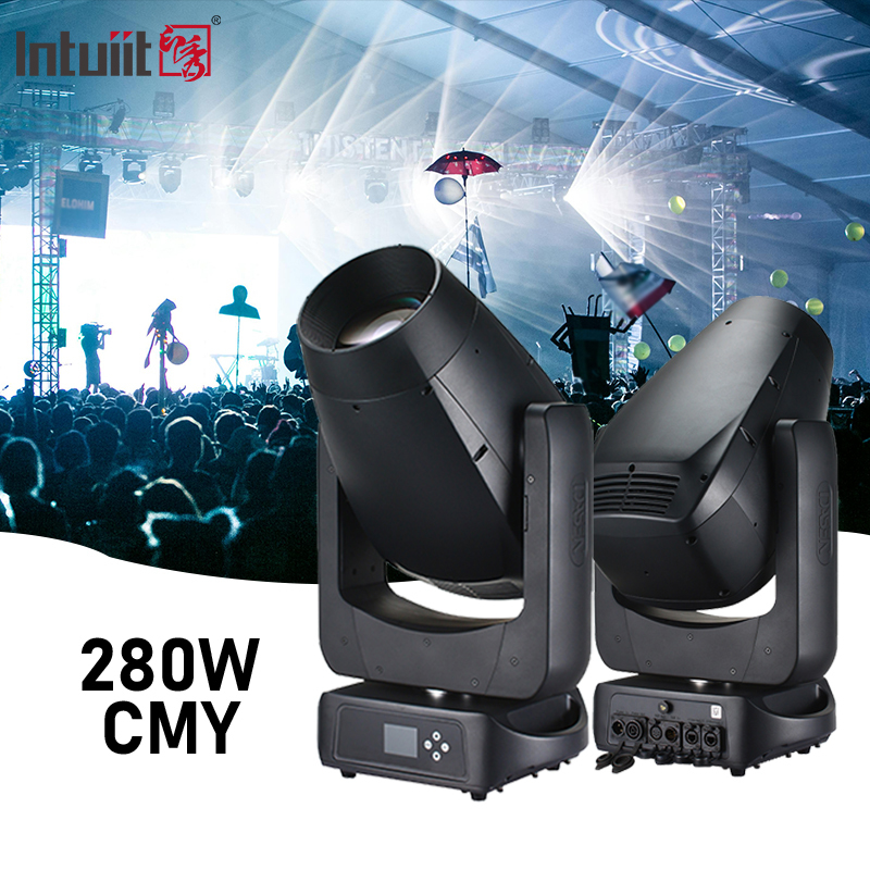280W LED 屋外 IP66 防水 CMY ビーム スポット ウォッシュ BSW 移動頭灯 LED 移動頭灯