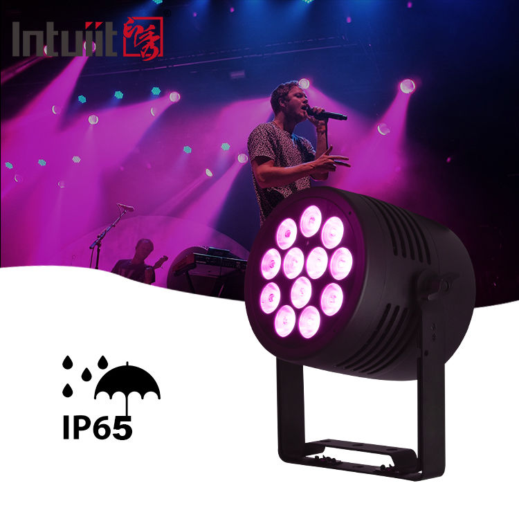 IP65 屋外 LED 12x20w RGBWA-UV 6in1 イベント DJ ウォッシュ DMX 512 防水 LED パーライト