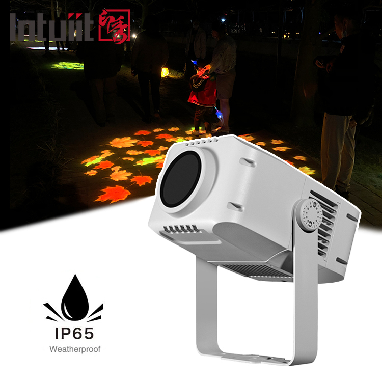 屋外ゴボプロジェクター 100W 広告プロジェクター 回転 LED 防水 IP65 ロゴゴボプロジェクターライト
