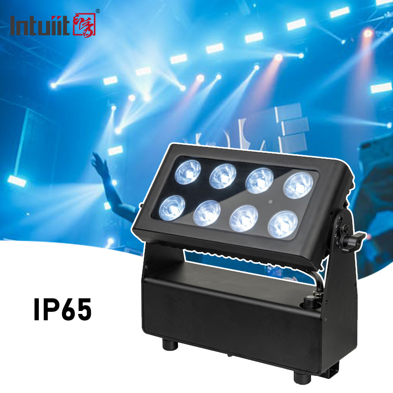 IP65 バッテリーライト LED ムービングヘッドライト 高出力ステージライト 8x15W DMX512 コントロール