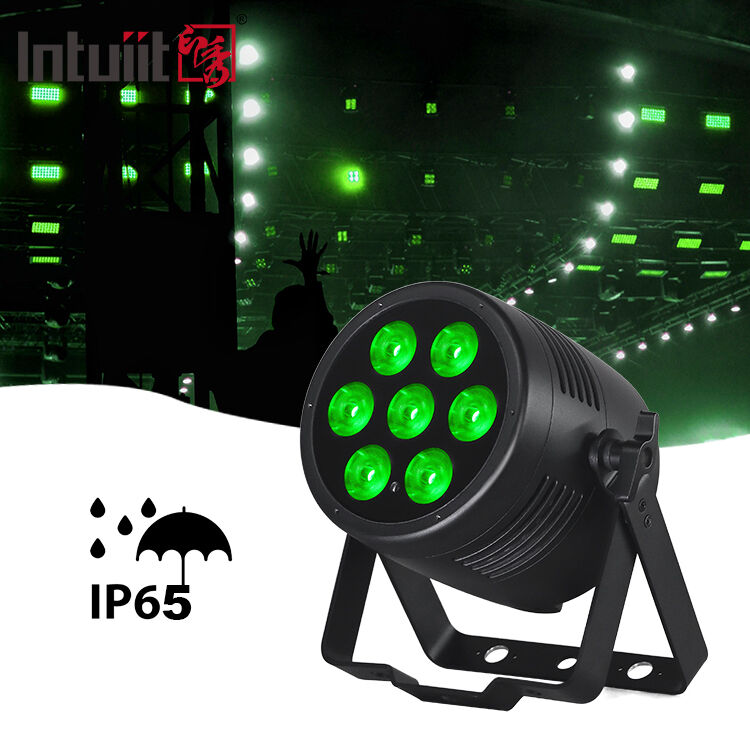 IP65防水プロフェッショナルステージDJディスコライト 7*20W RGBWA UV 6in1 LEDパーライト DMX512制御