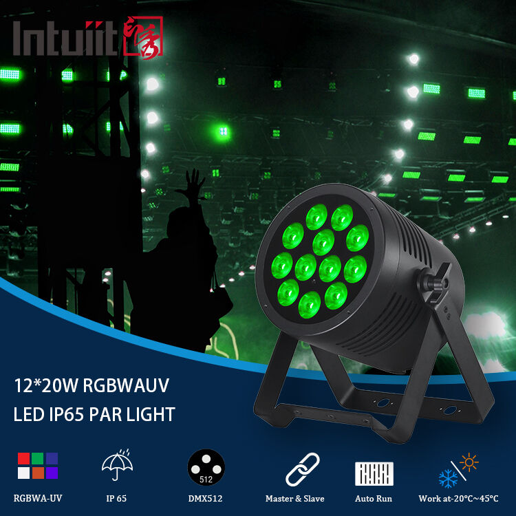 外部LED Par IP65 防水LED Par 12x20w RGBWA UV 6IN1 DMX LED Parライト