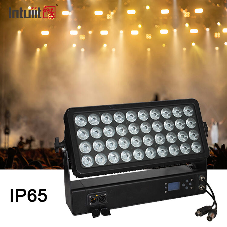 400W IP65 RGBW 4IN1 LEDフラッドライト シティカラー ウォールウォッシャーライト DMX512コントロール付き