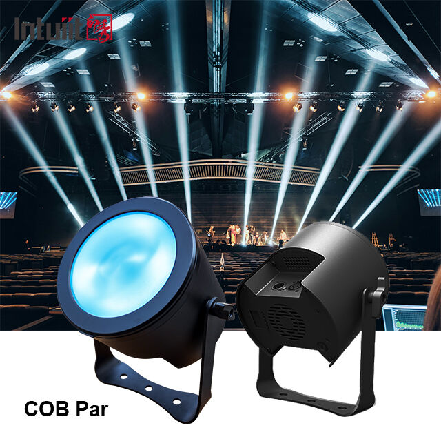 120W COB パーライト DMX LED ディスコ DJ機器 ウェディング ステージ照明付き