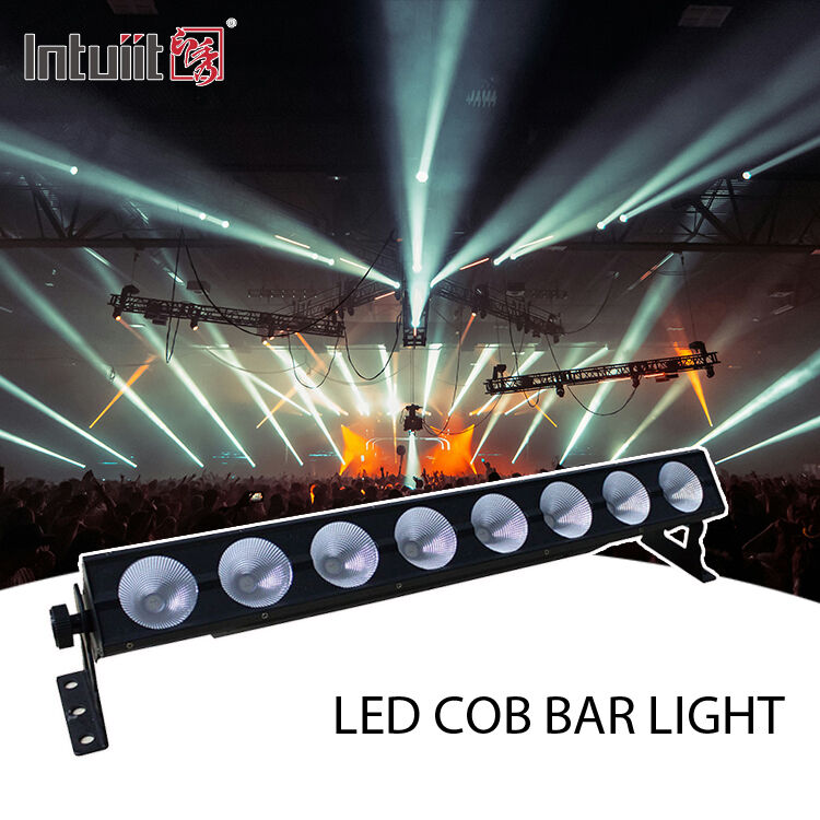 8*15W RGB LEDステージライト バー DJストローブパーティーライト バー3イン1 ウォールウォッシャー ライト インドア DMX コントロール オートプレイ 教会 クリスマス 結婚式ダンス