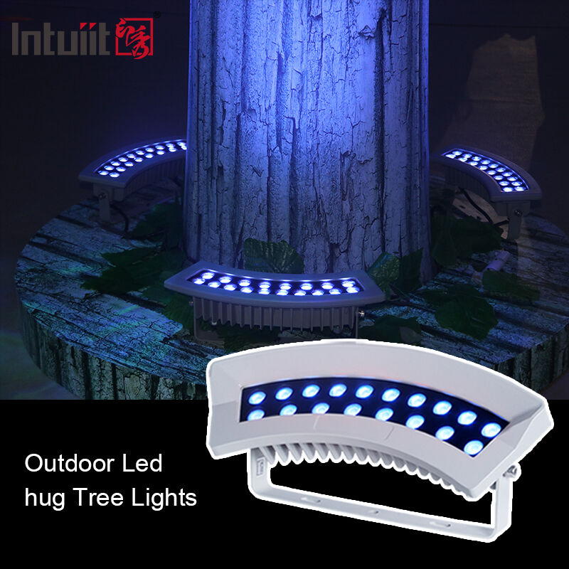 プロ 36W RGBW LED ランドスケープ 洪水照明 IP65 公園建築プロジェクトのための屋外木のアップライト