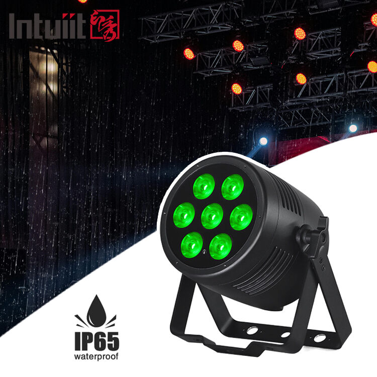 オーバー ブライト 7*20W RGBWA+UV 6in1 LED パールライト IP65 外部 DMX512 コンサートステージ ナイトクラブ