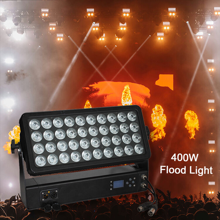 プロ 屋外 IP65 防水 40x10W 4 in 1 RGBW LED 防水 建築用 都市景観照明用 壁洗浄機