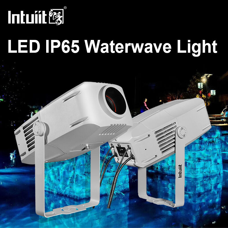 屋外用IP65ウォーターウェーブエフェクトプロジェクター | RGBW LED、60W～400Wオプション、DMX512、ファサード・ガーデン用ムービングリップルライト